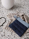 Ferm Living Hale Tea Towel Sand/Black 