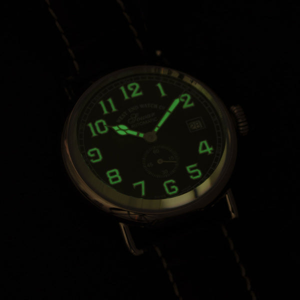 West End Watch Co. Sowar 1916 - Black Dial, Gold PVD Case 