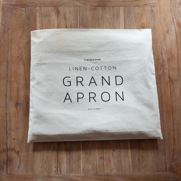 Sir Madam Linen Grand Apron