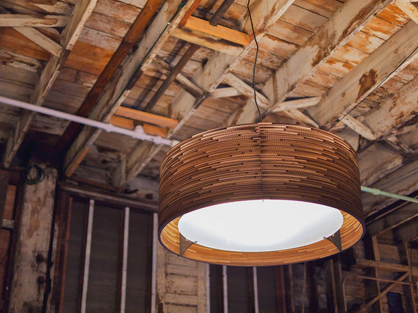 Graypants Drum Pendant Natural 18 