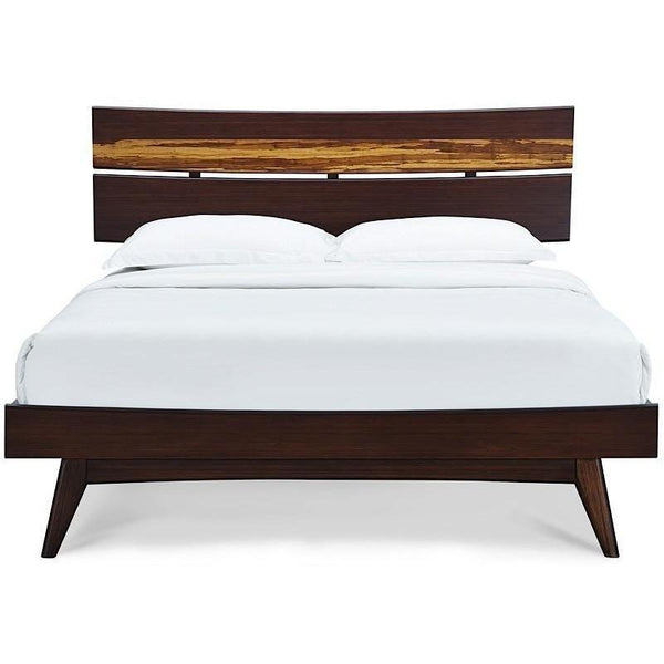 Greenington Azara Platform Bed Caramelized Queen 