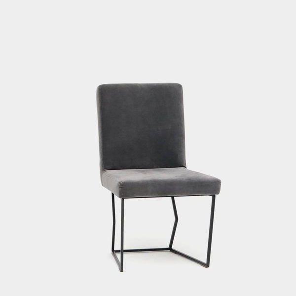 Artless C2 Dining Chair Hopsack Linen Matte Black 