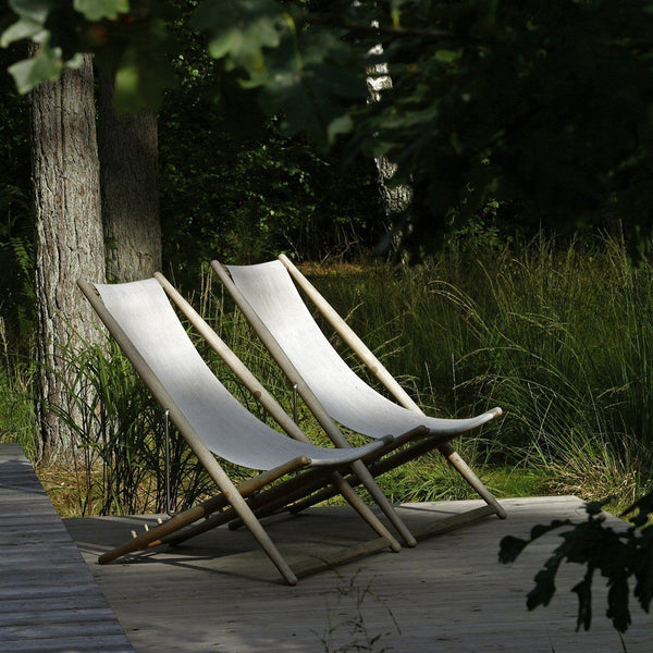 Skargaarden H55 Lounge Chair Beige Papyrus Fabric 