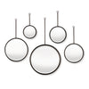 Napa Home & Garden Maison Noir Pendulum Mirrors - Set of 5