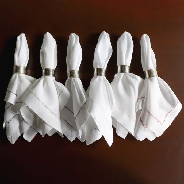 Huddleson Hemstitch Linen Napkin - Set of 2