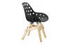 Kubikoff Icon Dimple Chair Black No Seat Pad 