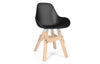 Kubikoff Icon Dimple Closed Chair Black No Seat Pad 