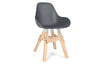 Kubikoff Icon Dimple Closed Chair Dark Grey No Seat Pad 