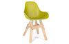 Kubikoff Icon Dimple Closed Chair Mustard No Seat Pad 