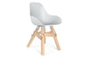 Kubikoff Icon Dimple Closed Chair White No Seat Pad 