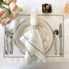Huddleson Hemstitch Linen Placemats - Set of 2
