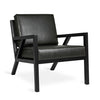 GUS Modern Truss Chair Vegan Appleskin Leather Licorice / Ash Black 