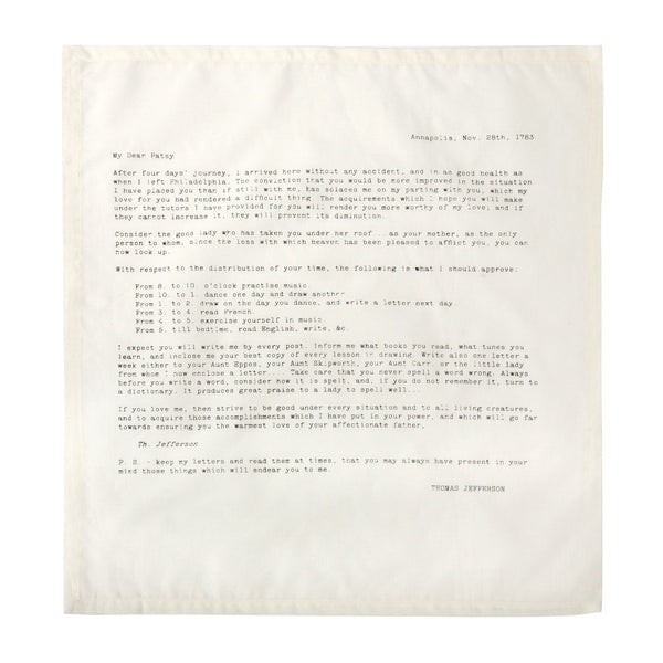 Sir Madam Ed.3 Letters of Advice Linen Napkins - Set 4