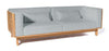 Skargaarden Skanör 3-Seat Sofa Light Grey Weatherproof Cover 