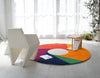 Max Bill Metrocs Wool Color Wheel Rug 