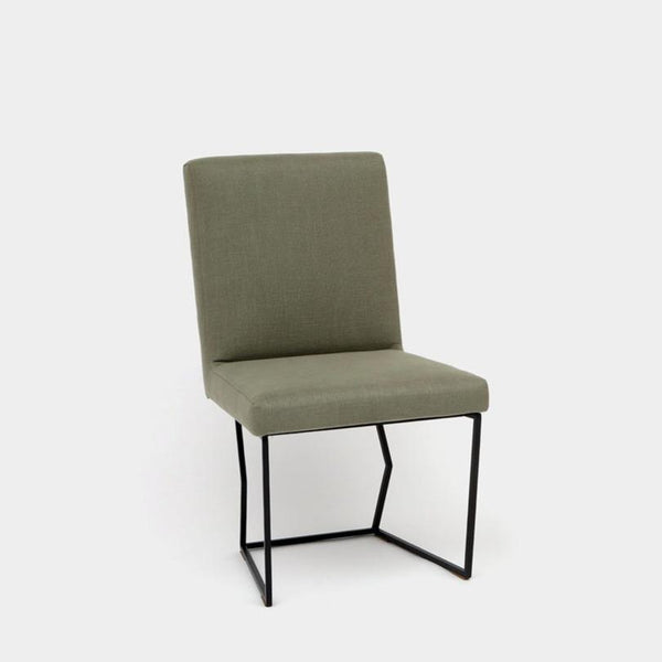 Artless C2 Dining Chair Hopsack Linen Matte Black 