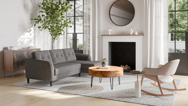 Moe's Belagio Sofa Bed w/ Chaise