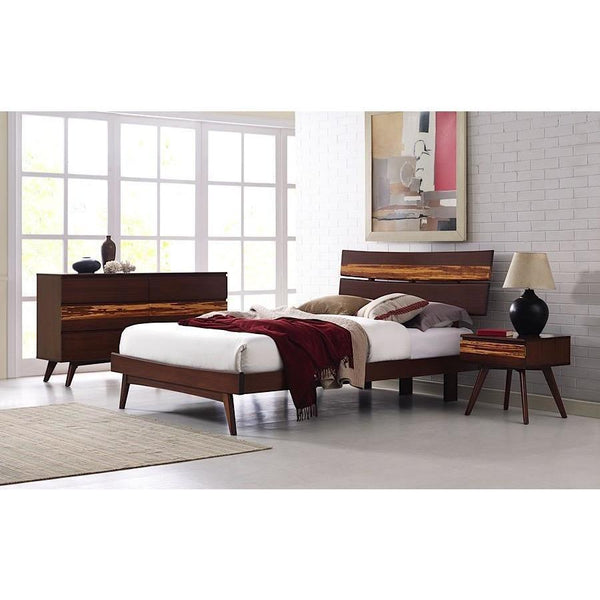 Greenington Azara Platform Bed Caramelized Queen 