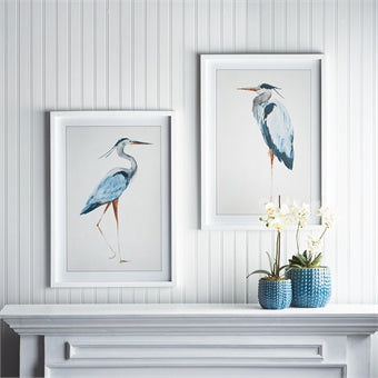 Napa Home & Garden Blue Heron Prints - Set of 2