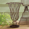 Napa Home & Garden Weathered Metal Wire Vase