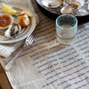 Sir Madam Pure Linen Table Runner - North American Oysters