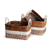Napa Home & Garden Key Largo Rectangular Baskets - Set of 3