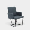 Artless C2 Dining Chair Petrol Linen Matte Black 