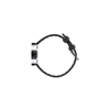 Picto 30mm White - Polished Steel 
