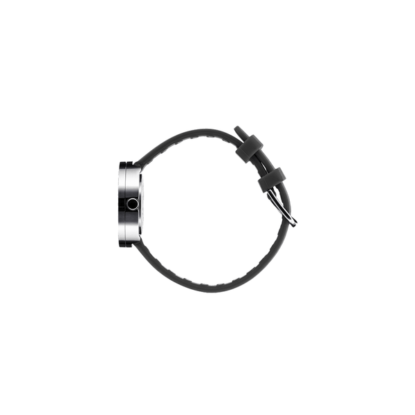 Picto 30mm White - Polished Steel 