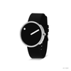 Picto 40mm Black - Polished Steel 