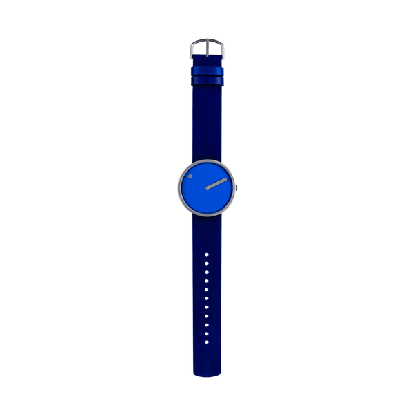 Picto 40mm Cobalt Blue - Matte Steel 