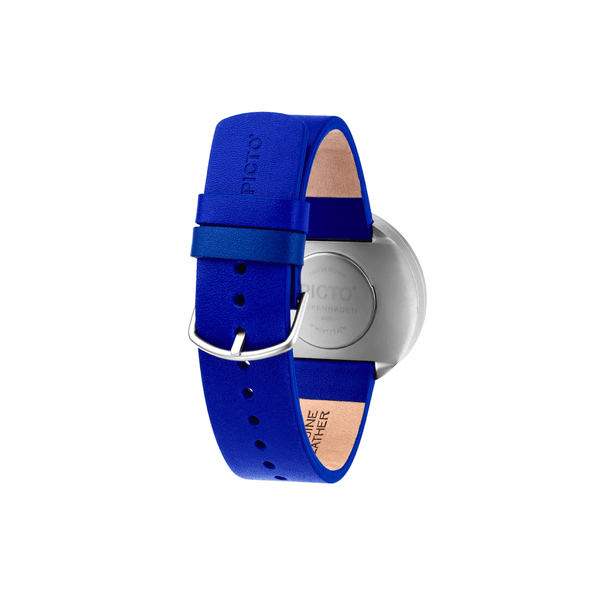 Picto 40mm Cobalt Blue - Matte Steel 