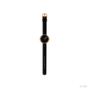 Picto 30mm Black - Polished Rose Gold 