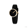 Picto 30mm Black - Polished Rose Gold 