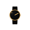 Picto 40mm Black - Polished Rose Gold 