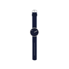 Picto 40mm Navy Blue - Polished Steel 