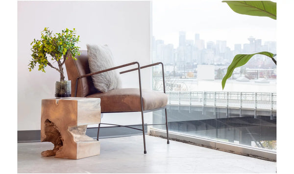 Moe's Dagwood Leather Armchair