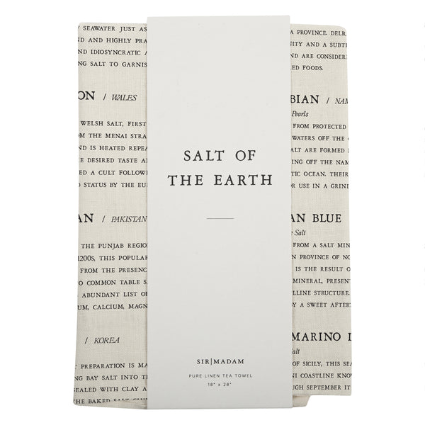 Sir Madam Pure Linen Tea Towel - Salt of the Earth