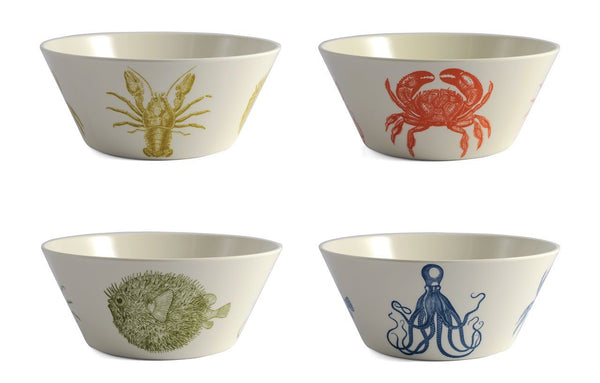Thomas Paul Sea Life Small Bowls Set of 4 