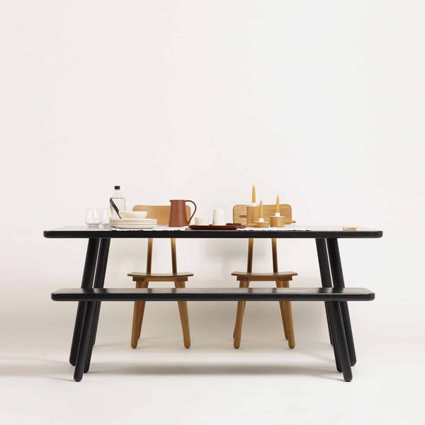 Another Country Dining Table One Natural Oak 63" W x 31.5" D x 29.13" H 