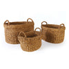 Napa Home & Garden Seagrass Oval Baskets - Set of 3