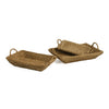 Napa Home & Garden Seagrass Trays w/ Handles - Set of 3