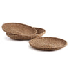 Napa Home & Garden Seagrass Round Trays - Set of 3