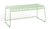 Skargaarden Resö Bench Light Green Metal Heather Chine 