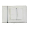 Ann Gish Cotton Sheet Set w/ Charmeuse Trim