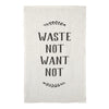 Sir Madam Pure Linen Tea Towel - Waste Not Want Not