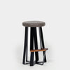 Artless ARS Counter Stool - Leather Olive 