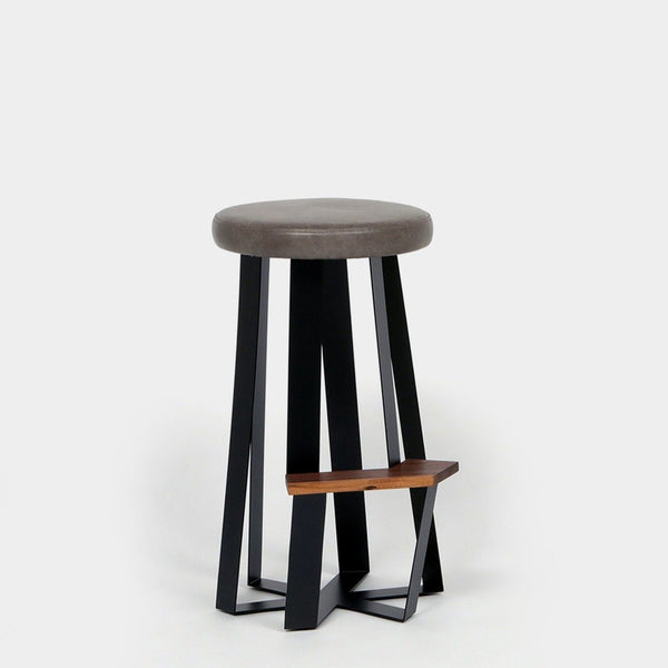 Artless ARS Counter Stool - Leather Blackbean 
