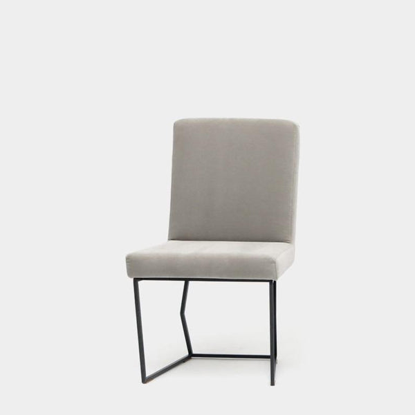 Artless C2 Dining Chair Hopsack Linen Matte Black 