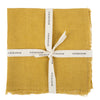 Sir Madam Pure Linen Solid Napkins - Set of 4